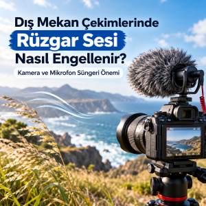 Dış Mekan Çekimlerinde Rüzgar Sesi Nasıl Engellenir? Kamera ve Mikrofon  Süngeri Önemi